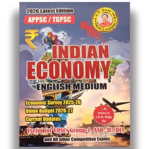 Indian Economy 2026 For APPSC, TGPSC By ISN Raju Shine Sir [English Medium]699-449