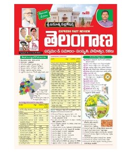 Vinoothna Telangana Movement, History,Culture,Society Chart Format [Telugu Medium]