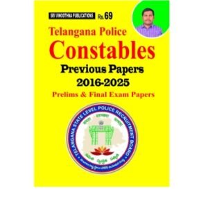 Vinuthna Telangana Police Constable Previous Papers(2016-2025) Prelims & Final Exams[English Medium]