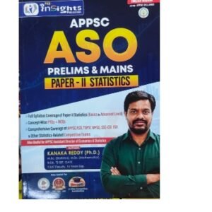 PKR Insights APPSC ASO Prelims & Mains Paper-II Statistics By Kanaka Reddy Sir[English Medium]