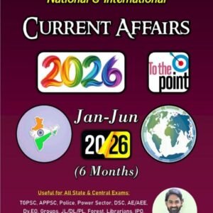 Mende suresh 6 months current affairs {jan 2026 to jun 2026} English medium